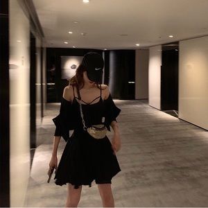 NWT French dress and cardigan set